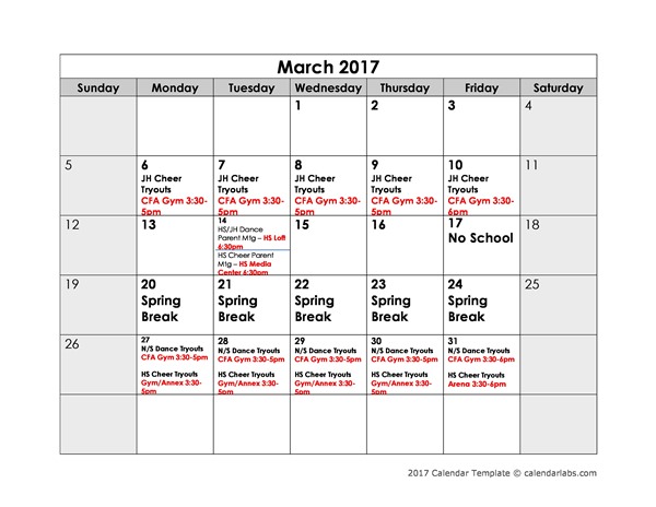 news middle school cheer tryouts score sheet