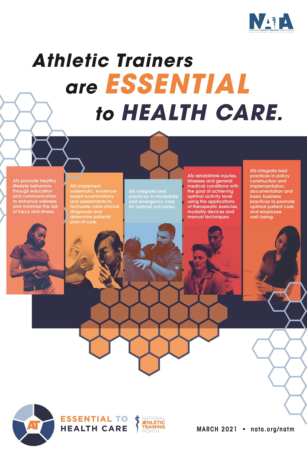 National Athletic Training Poster