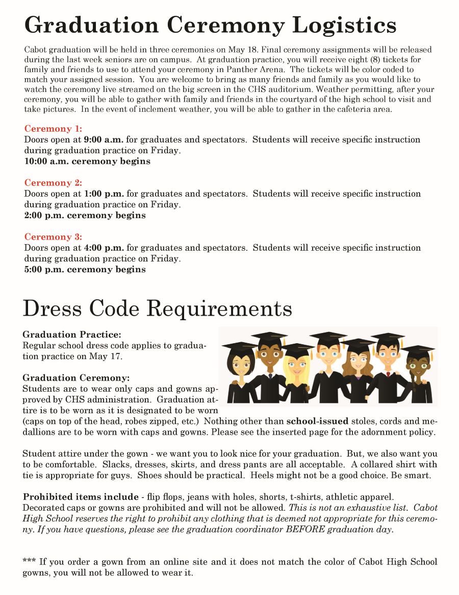 Graduation Information Page 2